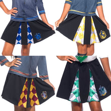 Load image into Gallery viewer, Hogwarts House Girl&#39;s Crest Skirts - Multiple Houses Available-The Curious Emporium