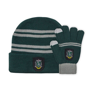 Beanie & Gloves Set for Kids Slytherin-The Curious Emporium