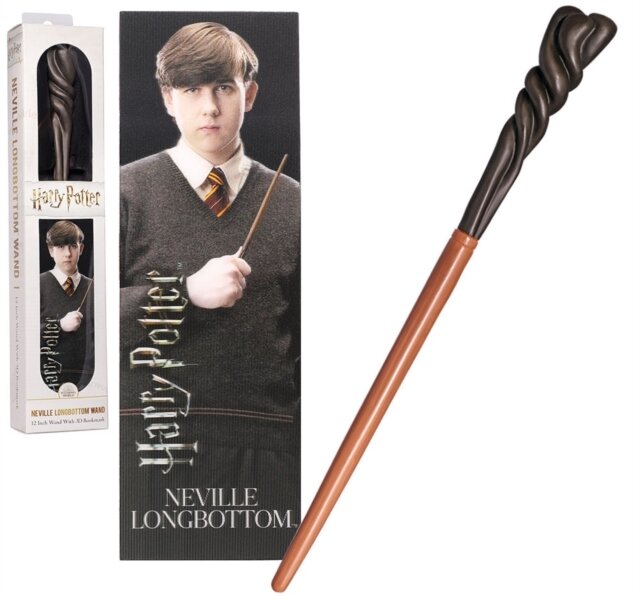 Neville Longbottom Toy Wand & Bookmark-The Curious Emporium