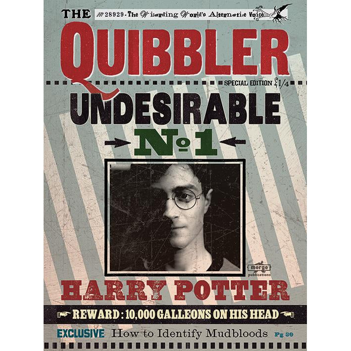 Harry Potter Quibbler Undesirable No.1 Canvas Print-The Curious Emporium
