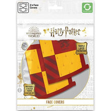 Load image into Gallery viewer, Hogwarts Face Mask - 2 Pack (Various Designs)-The Curious Emporium