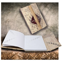 Load image into Gallery viewer, Harry Potter Magnetic Notebook A5 The Marauder&#39;s Map-The Curious Emporium