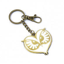 Load image into Gallery viewer, Fantastic Beasts Owl Face Keyring-The Curious Emporium