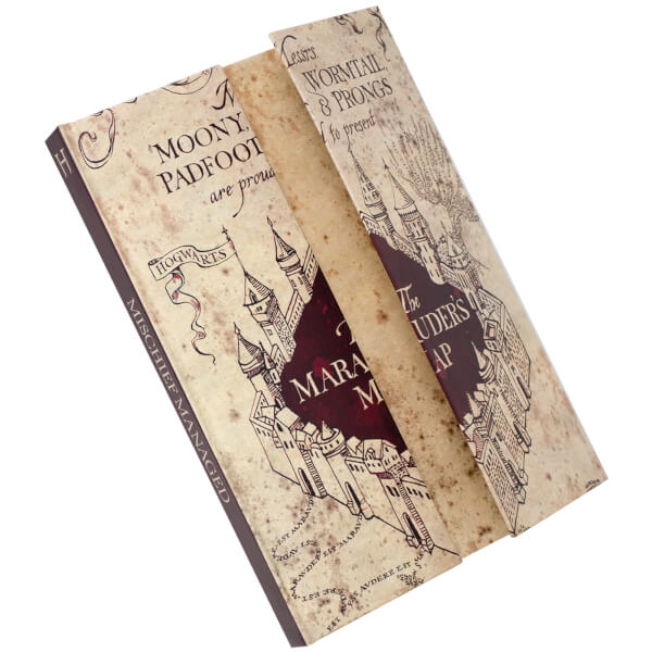 Harry Potter Magnetic Notebook A5 The Marauder's Map-The Curious Emporium