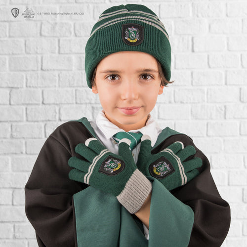 Beanie & Gloves Set for Kids Slytherin-The Curious Emporium