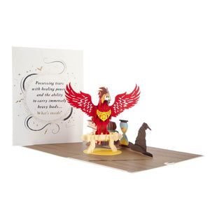 Harry Potter Fawkes Pop Up Card-The Curious Emporium