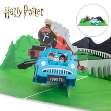 Load image into Gallery viewer, Harry Potter Ford Anglia Pop Up Card-The Curious Emporium