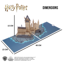 Load image into Gallery viewer, Harry Potter Hogwarts Pop Up Card-The Curious Emporium