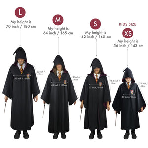 Harry Potter Adult Deluxe Wizard Robe Gryffindor-The Curious Emporium