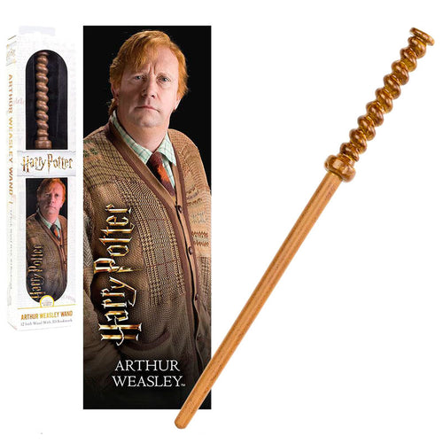 Arthur Weasley Toy Wand & Bookmark-The Curious Emporium
