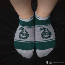 Load image into Gallery viewer, Ankle Socks 3-Pack Slytherin-The Curious Emporium