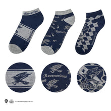 Load image into Gallery viewer, Ankle Socks 3-Pack Ravenclaw-The Curious Emporium