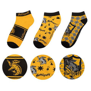 Ankle Socks 3-Pack Hufflepuff-The Curious Emporium
