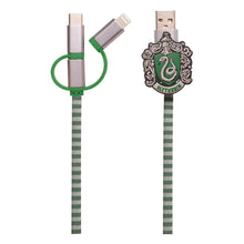Load image into Gallery viewer, Hogwarts Scarf USB Charging Cable 3-in-1-The Curious Emporium